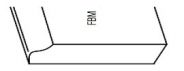MD-FBM8 Furniture Base Molding 4 1/2"W × 96"H × 5/8"D